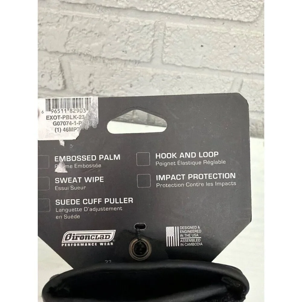 Ironclad Tactical Pro Women’s Black Gloves Size M